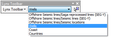 Lynx toolbar in ESRI ArcMap