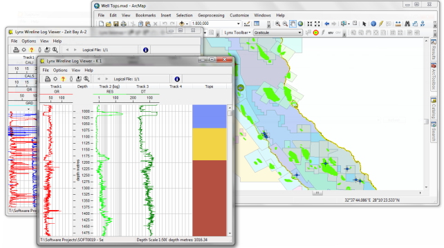 Seismap Wireline Log viewer